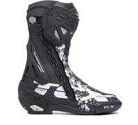 TCX RT-Race Bottes de moto, noir-gris-blanc, taille 42 pour homme
