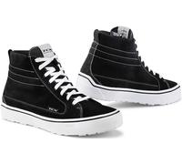 TCX Street 3 Chaussures de moto imperméables pour dames, noir-blanc, taille 37 pour femmes
