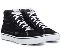 TCX - STREET 3 WP, Chaussures de Moto en Cuir, Imperméables avec Protections, Homme, Noir/Blanc, 42