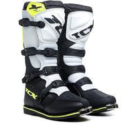 TCX X-Blast Bottes Motocross, noir-blanc-jaune, taille 39 pour homme