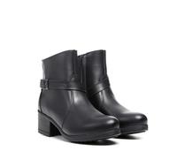 TCX - X-Boulevard Waterproof, Bottes de Moto pour Femmes, Imperméables avec Membrane T-Dry, Tige en Cuir, Fermeture à Glissière Latérale et Boucle Ajustable, Noir
