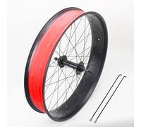TCXSSL Paire de roues de vélo 20/24/66 x 10,2 cm, frein à disque 36H avant et arrière à dégagement rapide, roue de 135 mm/195 mm, rayons de 36 x 14 G, très adaptée pour la neige, la plage, le vélo