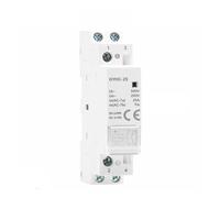 TCYNNQVD Din Rail Household Modular DC Contactor DC24V 25A 2NC 2NO 1NO1NC 50/60Hz Modular House Contactor DC12V Circuit Breaker(2P 25A 2NC DC24V)