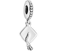 TCZNAF Breloque en forme de hiboux compatible avec bracelets en forme de cœur pour femme, Zircone cubique, Zircone cubique