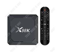 TD 1 pièce X98K décodeur réseau 4G + 32G double WIFI + Bluetooth boîtier de télévision réseau intelligent 8K décodeur réseau Androi