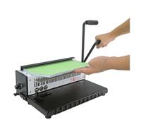 TD-1231 Machine de reliure perforatrice à double fil métallique 34 trous A3A4, for bureau, école, entreprise
