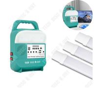 Td® 12v Solar Power Bank Tv Chargement Led Éclairage Connexion Bluetooth Audio Système D'alimentation Solaire Chargeur Solaire