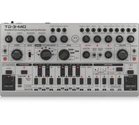 Behringer Synthétiseur basse analogique TD-3-MO-SR Séq. 16 pas MIDI USB CV/Gate Sync Argenté