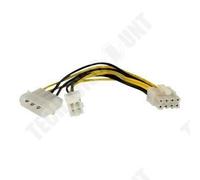 TD® Adaptateur ATX d'alimentation Carte Mère Broches Processeur Connectique Ordinateur Puissance Élevée Câble ATX EPS Tour Centrale