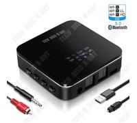 TD® Adaptateur Bluetooth 5.0 aux Récepteur Bluetooth Adaptateur Bluetooth 2-en-1 Transmetteur Bluetooth 5.0
