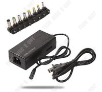 TD® Adaptateur Secteur multifonction 12-24V Réglable 96W Ordinateur Portable/ Chargeur universel / Avec 8 Embouts /Grande Compatibil