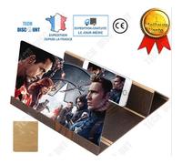 Td® Amplificateur Agrandisseur Ecran Smartphone Samsung 3d Iphone Pour Projecteur Telephone Portable Bois Huawei Support De Bureau