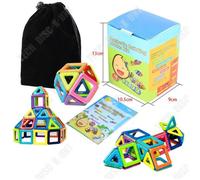 Td® Blocs De Construction Jouets En Feuille Magnétique De Couleur Unie Assembler Des Blocs De Construction Jouets Éducatifs De Brico