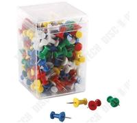 Td® Boite 200 Punaises Multi Couleur Pour Tableau Liège - Punaises Multi Usage Maison, Ecole, Bureau...
