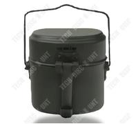 Td® Boîte À Lunch Allemande En Aluminium Camping Entraînement Militaire Boîte À Lunch Chauffante En Aluminium Pratique À L'ancienne