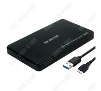 TD® Boîtier de disque dur mobile externe USB3.0 2.5 pouces SSD mécanique port série sata à semi-conducteurs sans coque sans outil à