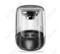 TD® C7 sans fil bluetooth haut-parleur portable éclairage coloré voiture cristal verre haut-parleur longue durée batterie subwoofer