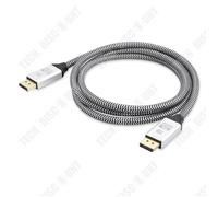 TD® Câble de données électronique Câble Display Port 2 mètres Câble 1.4 mâle vers mâle HDR 8K 60Hz Pour TV Ordinateurs Commutateur