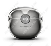 Td® Casque Bluetooth Sans Fil Bluetooth 5.1 Capsule Spatiale Transparente Annulation Du Bruit À Faible Latence Appels Hd Ecouteurs