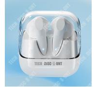 Td® Casque Bluetooth Sans Fil Bluetooth 5.2 Compartiment Transparent Annulation Du Bruit Son Surround À 360 Degrés Casque De Jeu