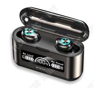 Td® Casque Bluetooth Sans Fil Tactile Affichage Numérique Binaural Stéréo Intra-Auriculaire Sport Tws Étanche Et Anti-Transpiration