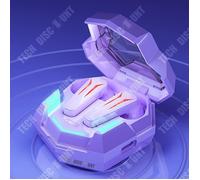 TD® Casque intra-auriculaire sans fil Bluetooth Bluetooth 5.2 Batterie longue durée Réduction du bruit Casque de jeu à faible laten