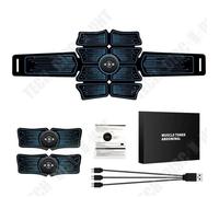 TD® Ceinture abdominale électrostimulation- Stimulateur musculaire hanche entraîneur musculaire Tonificateur Abdominale, No2546,