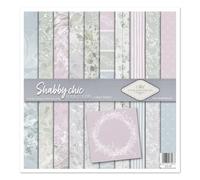 TD Collection - Emballage Scrapbooking 12 x 12 pouces, Papier Scrapbooking, Papier Décor, Papier Carton - 310 x 320 mm (SLS-046 - Shabby Chic)- HS code 48025890