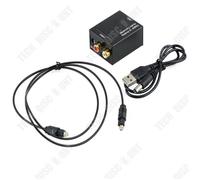 TD? Convertisseur Analogique RCA commutation audio alimentation double connecteur Toslink avec Doubles entr?es grande qualit? audio