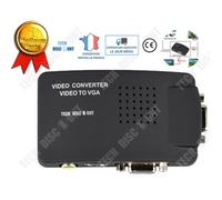 TD® Convertisseur AV vers VGA Pour Ordinateur vers TV Carte Vidéo Converter 1024 × 768P à 60HZ Convertisseur Vidéo Enregistrement