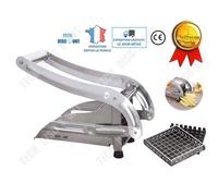 Td® Coupe-Frites Machine Inox Pro Lames Trancheuse Pommes De Terre Légumes Concombre Découper Cuisine Carotte Poignée Ergonomique