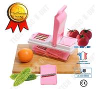 Td® Coupe-Légumes À 7 Lames Multifonctionnelle À Tète Remplaçable Mandoline 11 En 1 Polyvalent Accessoire Cuisine Manuel Éplucheur