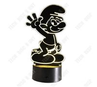 Td® Creative 3d Veilleuse Usb Mignon Dessin Animé Rêve Chambre Lampe De Chevet Plug-In Sept Couleurs Lumière Led Lampe De Sommeil Multicolore