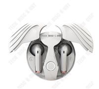 TD® Ecouteurs Bluetooth sans fil à réduction de bruit Qualité sonore HIFI longue portée Portée de transmission intra-auriculaire 10m