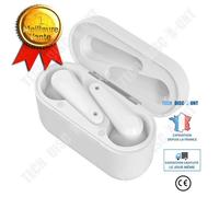 TD® Ecouteurs Bluetooth troisième génération pop-up stéréo XY8 - Ensemble boitier et écouteur sans fil stéero Empreinte Digital