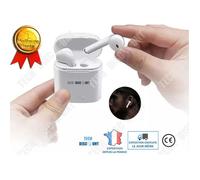 TD® Ecouteurs Casque Bluetooth sans fil iphone oreille sportif ultra petit mini téléphones portables étui oreillette longue autonomi