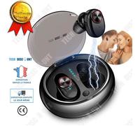Td® Ecouteurs Sans Fil Bluetooth Oreillette Samsung Apple Iphone Huawei Intra Auriculaire Pour Casque Sport Magnétique Pas Cher