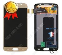 TD® Écran tactile LCD doré avec kit complet pour Samsung Galaxy S6 G920 G920F G920A Assemblage d'écran