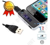 TD® Émetteur de musique sans fil audio stéréo Jack 3,5 mm F-Adaptateur radio 3.5mm pour téléphone-Modulateur d'Écoute Radio musique