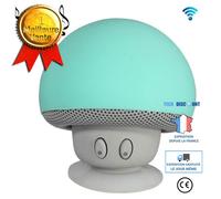 TD® Enceinte sans fil bluetooth forme champignon audio compatible apple android musique mushroom bluetooth musique ventouse