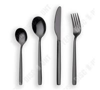 Td® Ensemble Couverts 24 Pièces En Titane/ Arc-En-Couleur Plaqué Ensemble De Coutellerie Colorée/Service Pour 6/ Chic Et Classe