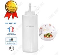 Td® Flacon Sauce Plastique Cuisine Transparent 360ml Coulis Precision Poire Distributeur Bouteille Ketchup Barbecue Mayonnaise Stock