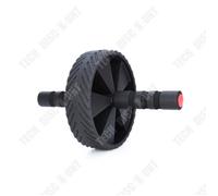 Td® Fournitures De Réduction D'abdomen À Rouleaux À Grande Roue Équipement De Fitness Pour Abdomen Silencieux À Roue Unique Noir Multicolore