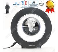 TD® globe levitation terrestre lumineux enfant magnétique interactif vintage décoratif flottant sans fil anglais qui tourne