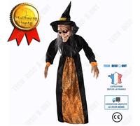 Td® Halloween Decoration Accessoires De Commande Vocale De Sorcière Festival De Fantômes Fantôme Suspendu Lumineux Électrique