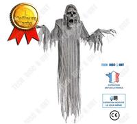 TD® Halloween decoration suspendu fantôme grand électrique activé par la voix induction squelette mort hanté maison prop pendentif