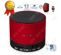 TD® Haut parleur bluetooth étanche enceinte waterproof voiture portable sans fil mini microphone lecteur MP3 noir blanc