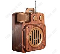 TD® Haut-parleur Bluetooth sans fil radio de haute qualité style rétro américain portable mini bureau extérieur petit haut-parleur