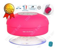 TD® Haut parleur enceinte Bluetooth téléphone ventouse portable waterproof musique ordinateur étanche salle de bain puissance