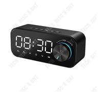TD® Horloge miroir audio sans fil Bluetooth horloge réveil gestionnaire de temps portable plug-in cadeau ordinateur audio